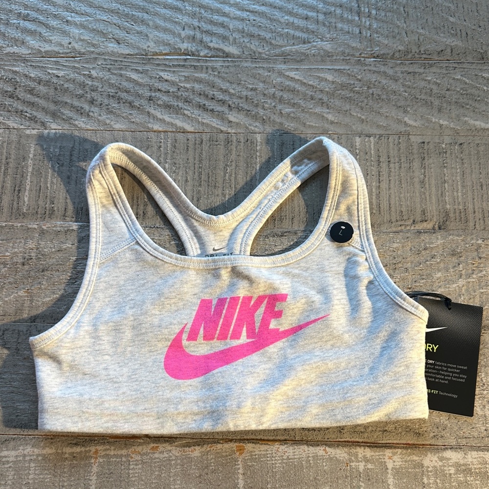 Nike Girls Kids Sport Racer-Back Bra Size L NWT